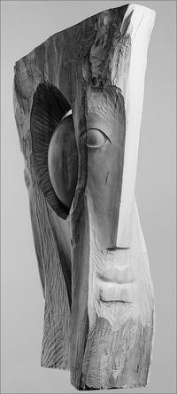 LÁSKA – hlavy (dřevo, v = 90 cm) – 1969